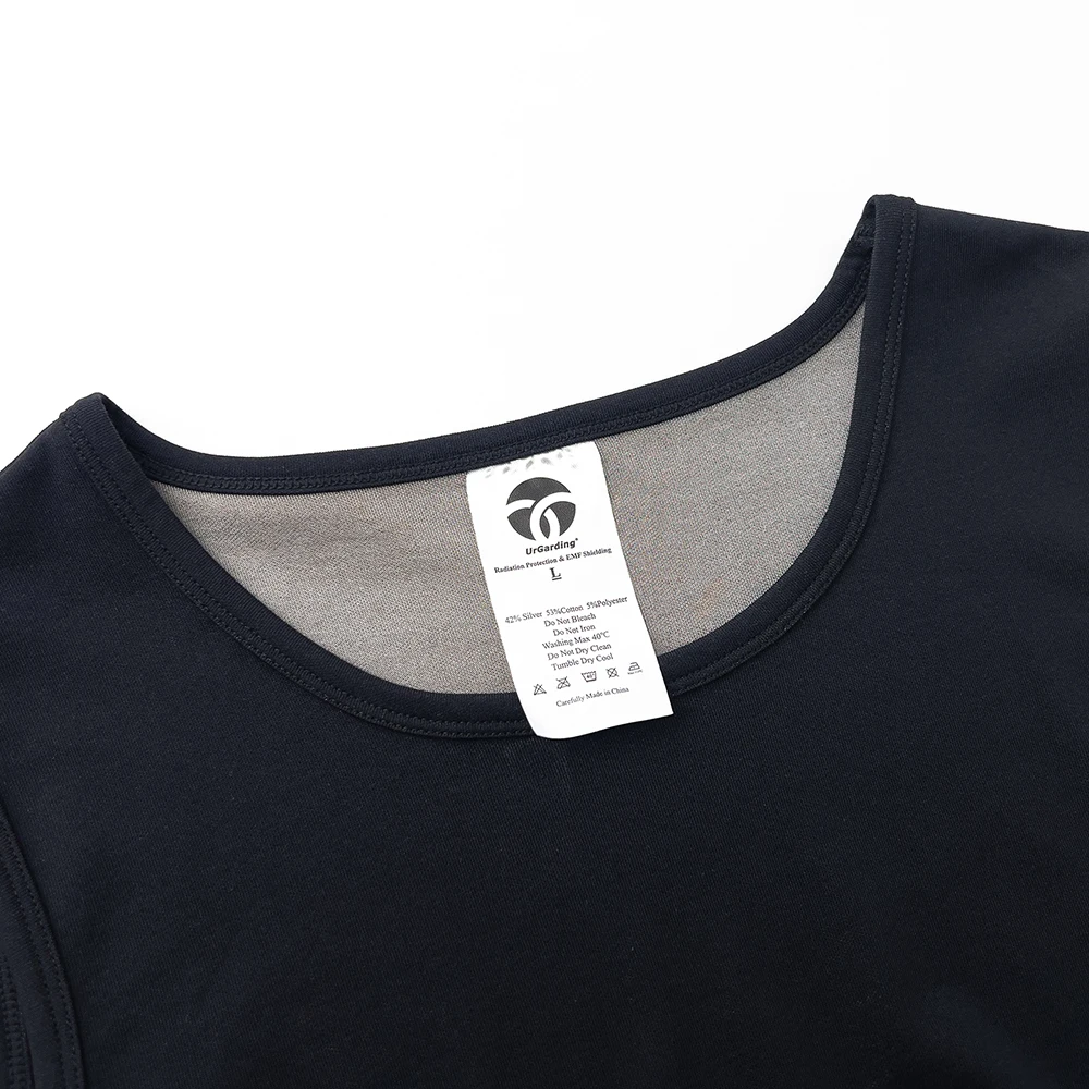 EMF Shielding Anti-radiation Silver Cotton Faraday Tank Top