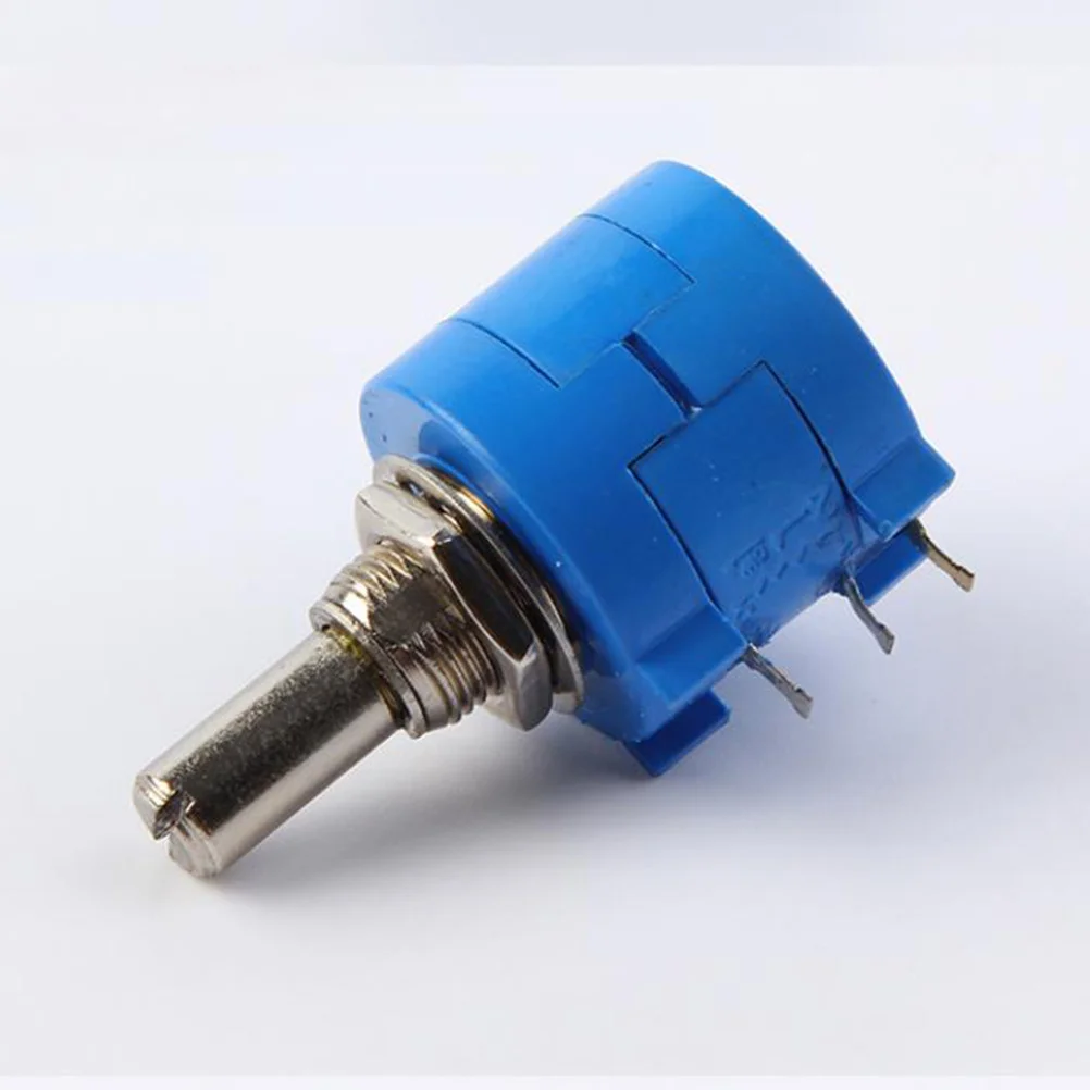 

1Pcs Multiturn Potentiometer Ohm Adjustable Resistor High Durability for Temperature Adjustment