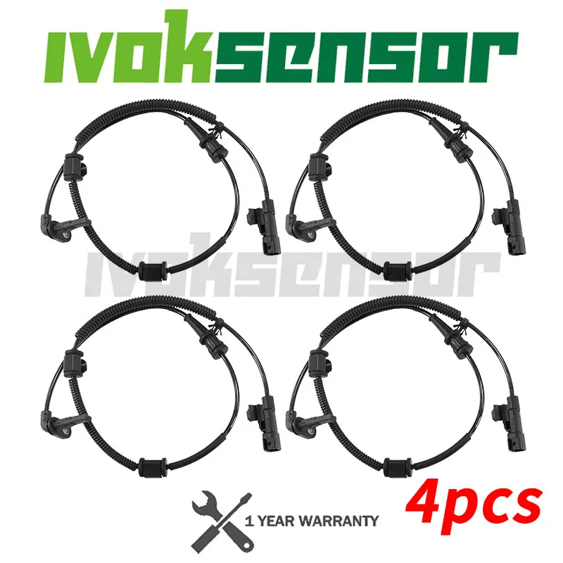 4PCS Front Brake Wheel Speed Anti-lock ABS Sensor For Buick Chevrolet Cruze Vauxhall OPEL ASTRA AMPERA ZAFIRA 13329258 12842463
