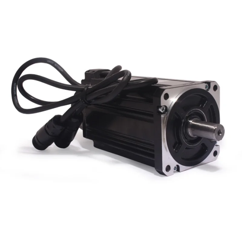 90ST-M02430 CNC Parts Servo Motor with Single-Phase Driver Kit 0.75KW 220V 3A 2000RPM 2.4N.M Waterproof Mask Machine AC Motors