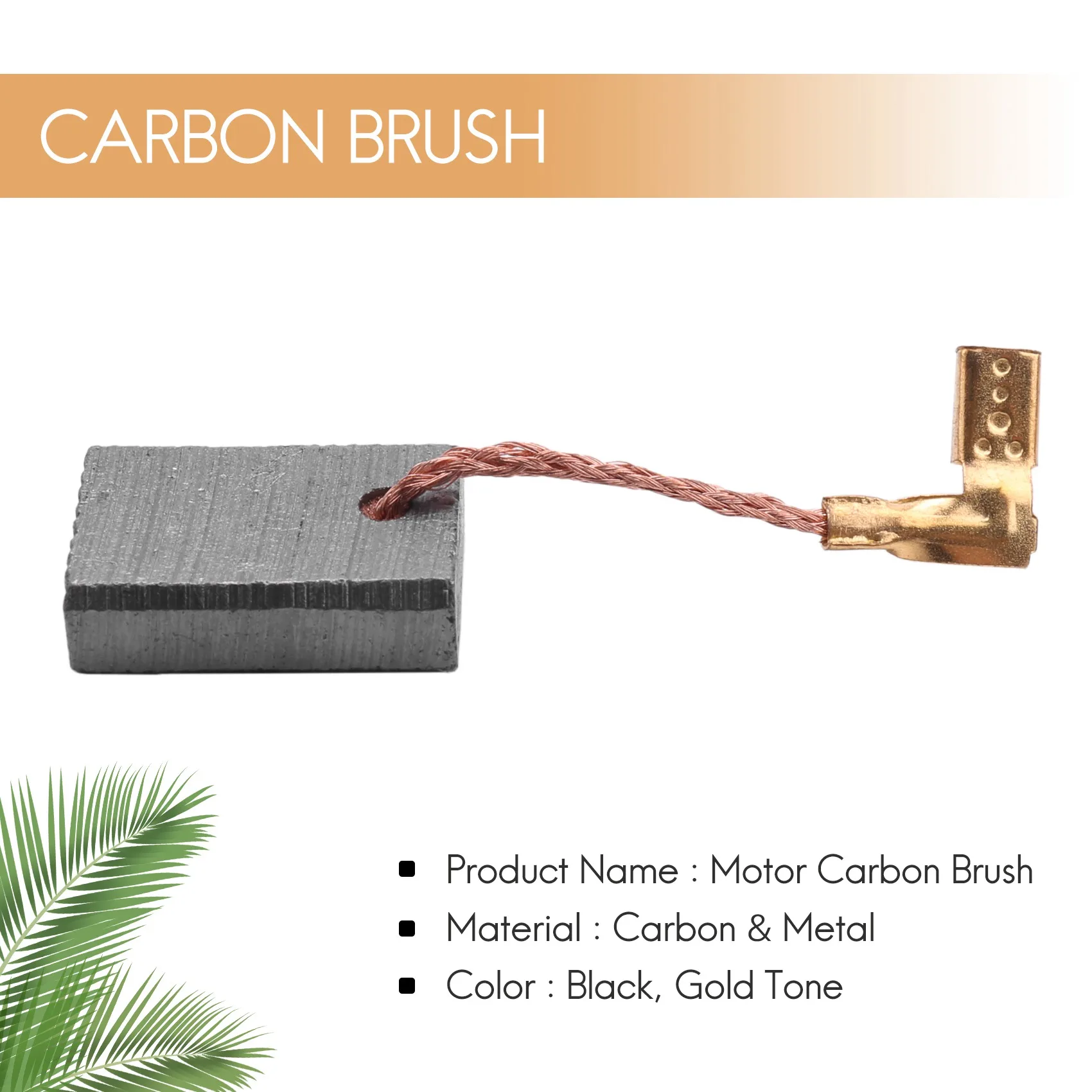 2 шт., 16 мм x 11 мм x 5 мм, электрические угольные щетки для двигателя для Makita 9553NB GSY