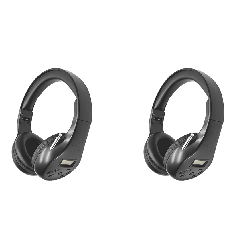 

New-2X Personal FM Radio Headphones Ear Muffs, Wireless Headset Built In Radio For Mowing, Jogging, Walking, Daily Works