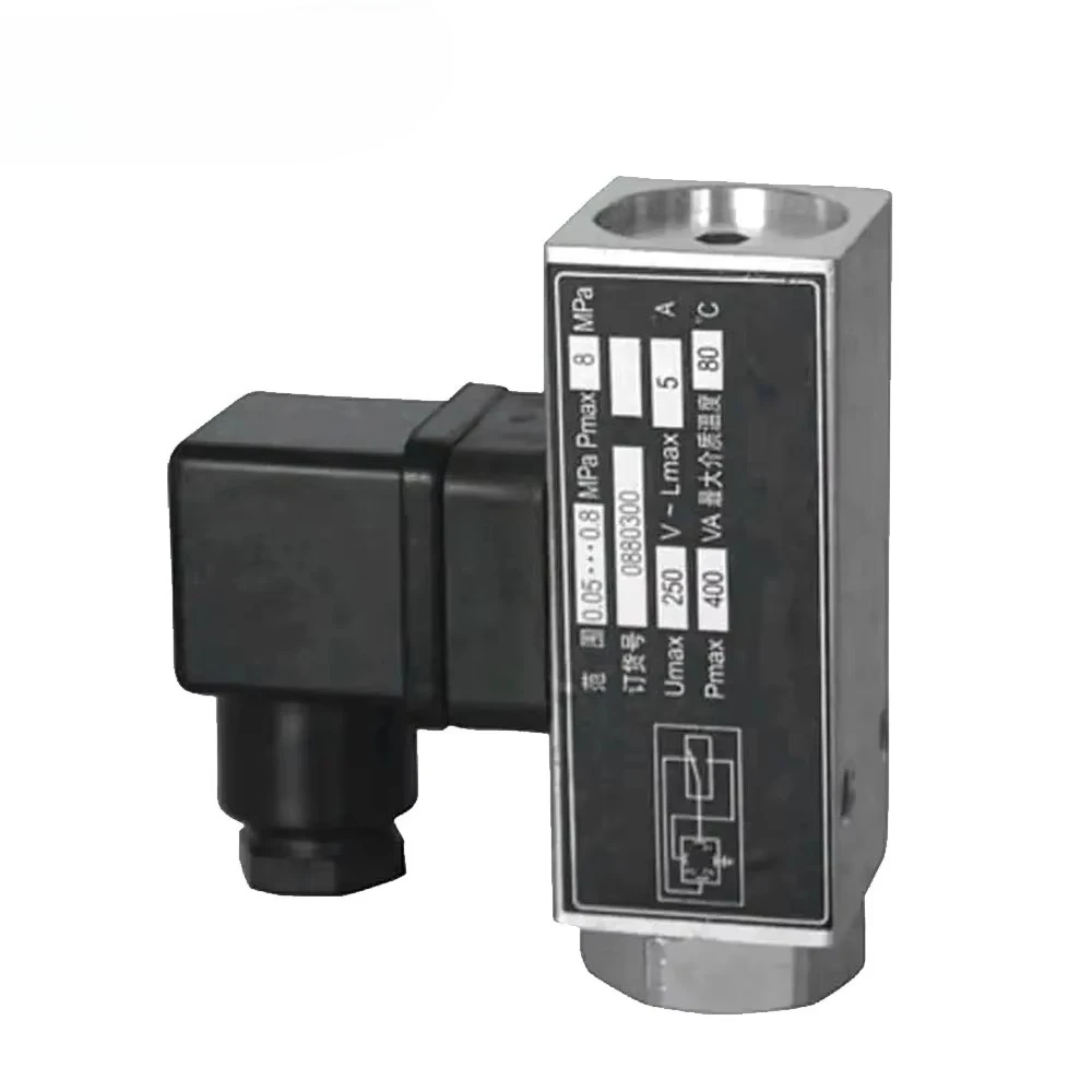 Neutral Gas Low Pressure Diaphragm Pressure Switch for Air Water Hydraulic Oil Light Fuel Lubricant Applications