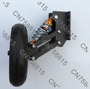Battery car balance support wheel anti-skid wheel riding anti-skid double wheel, electric vehicle auxiliary wheel