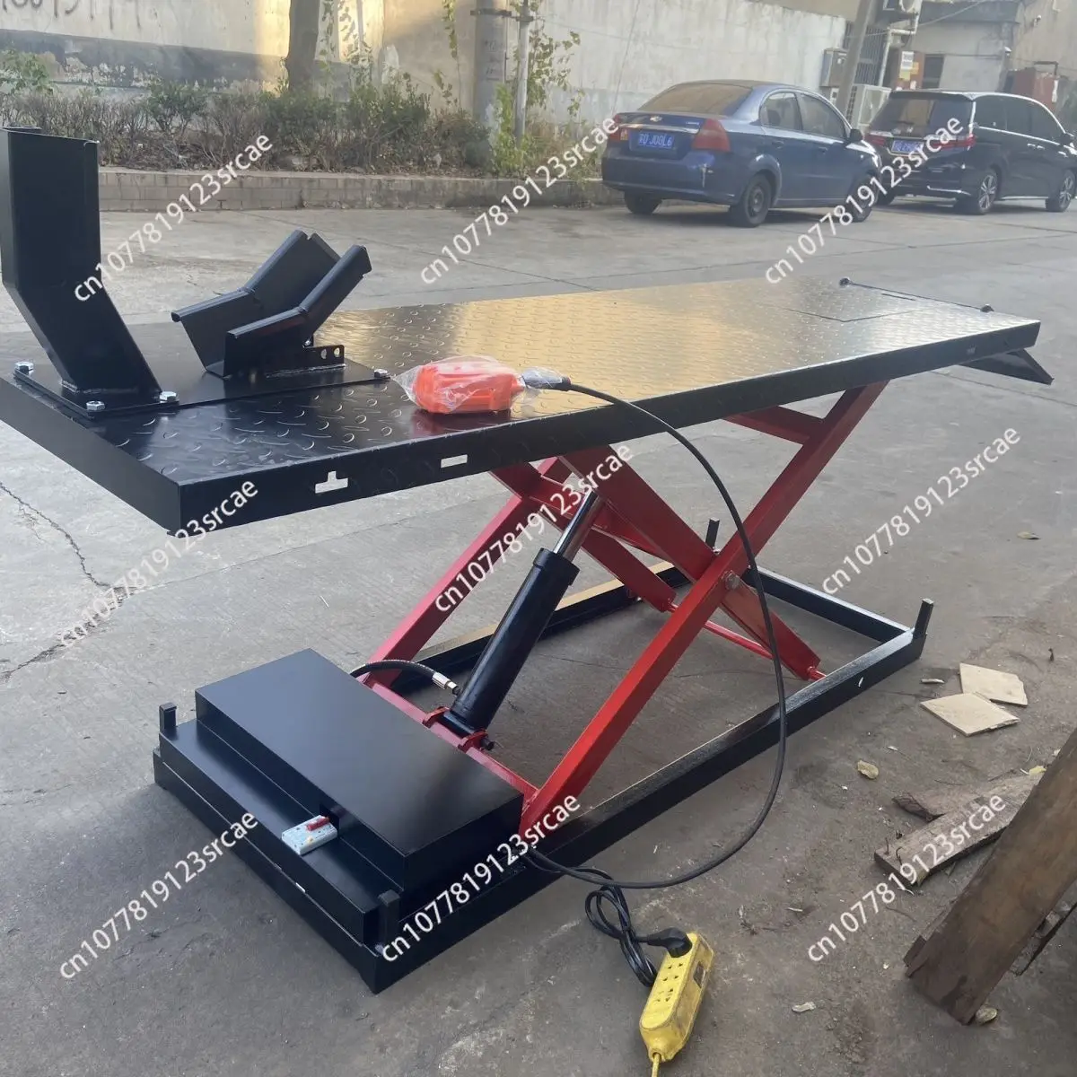 motorcycle pneumatic hydraulic repair tool lift maintenance table