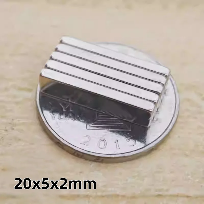 20x5x2mm Square magnets 20mmx5mmx2mm perfect for fridges, organizing office documents, and DIY projects 20x5x2mm