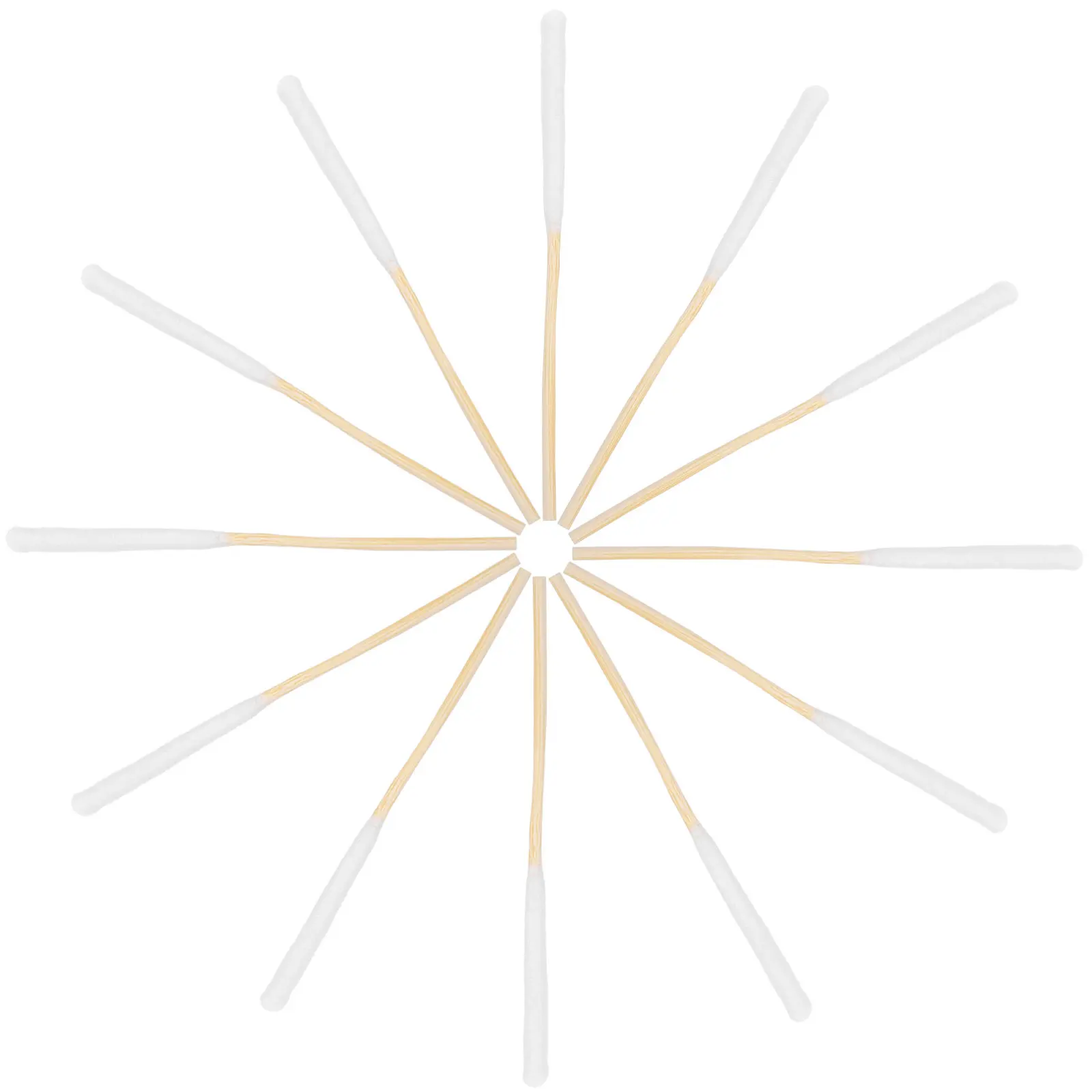 Picture 3: 10Packs Face Application Cotton Swabs Precision Tip Wooden Sticks 8Cm Disposable Makeup Applicator Skincare Tools Beauty Salon