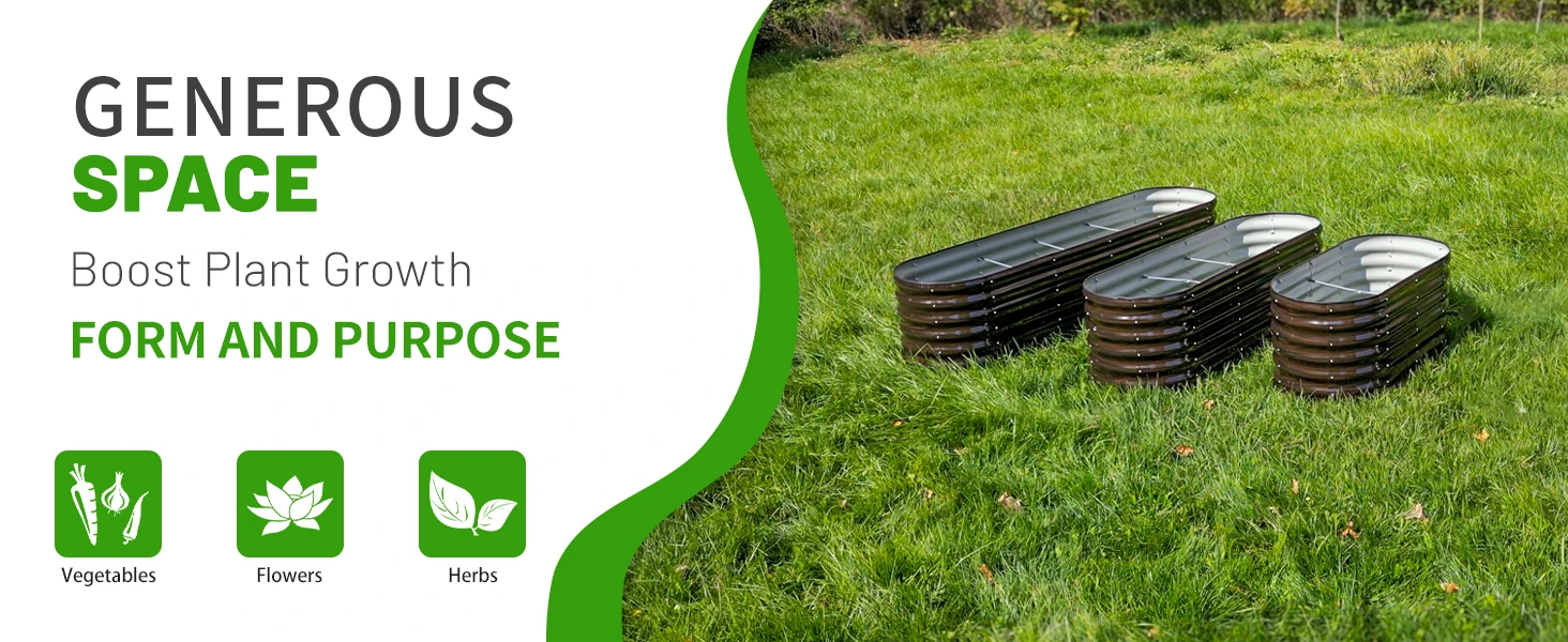 Galvanized Steel Raised Garden Bed Kit - 2 Pack 4x2x2 ft Metal Planter Box for Vegetables, Flowers, Herbs | Easy Assembly, Open Bottom Design for Optimal Drainage