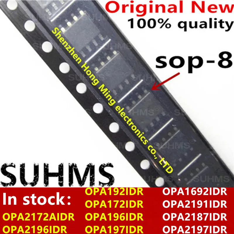 (5piece)100% New OPA2172AIDR OPA2196IDR OPA1692IDR OPA2191IDR OPA2187IDR OPA2197IDR OPA197IDR OPA192IDR OPA172IDR OPA196IDR sop8