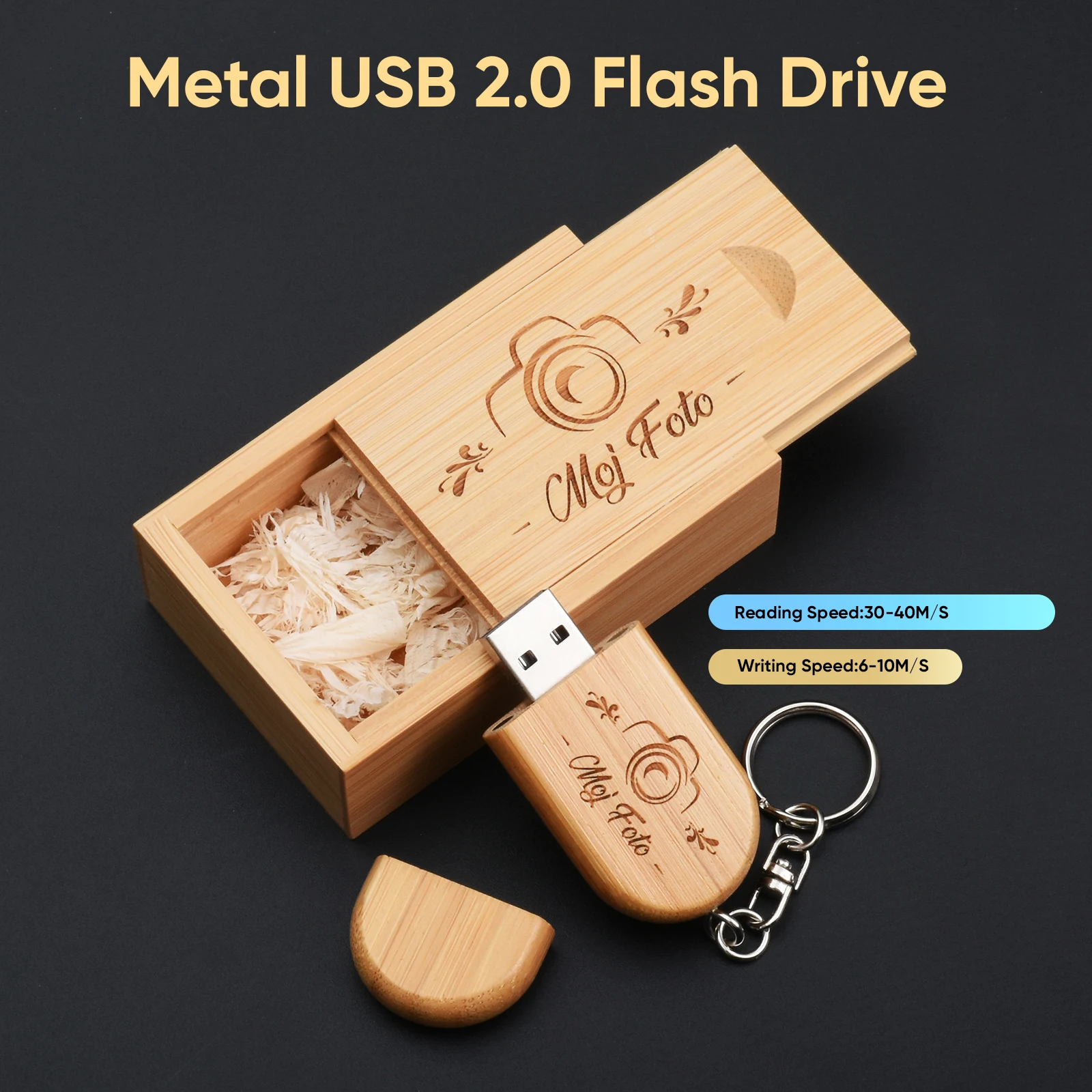 

JASTER деревянные флэш-накопители USB 2.0, бесплатный индивидуальный логотип, флэш-накопитель, 128 ГБ/64 ГБ/32 ГБ/16 ГБ/свадебный подарок U-диск для ноутбука