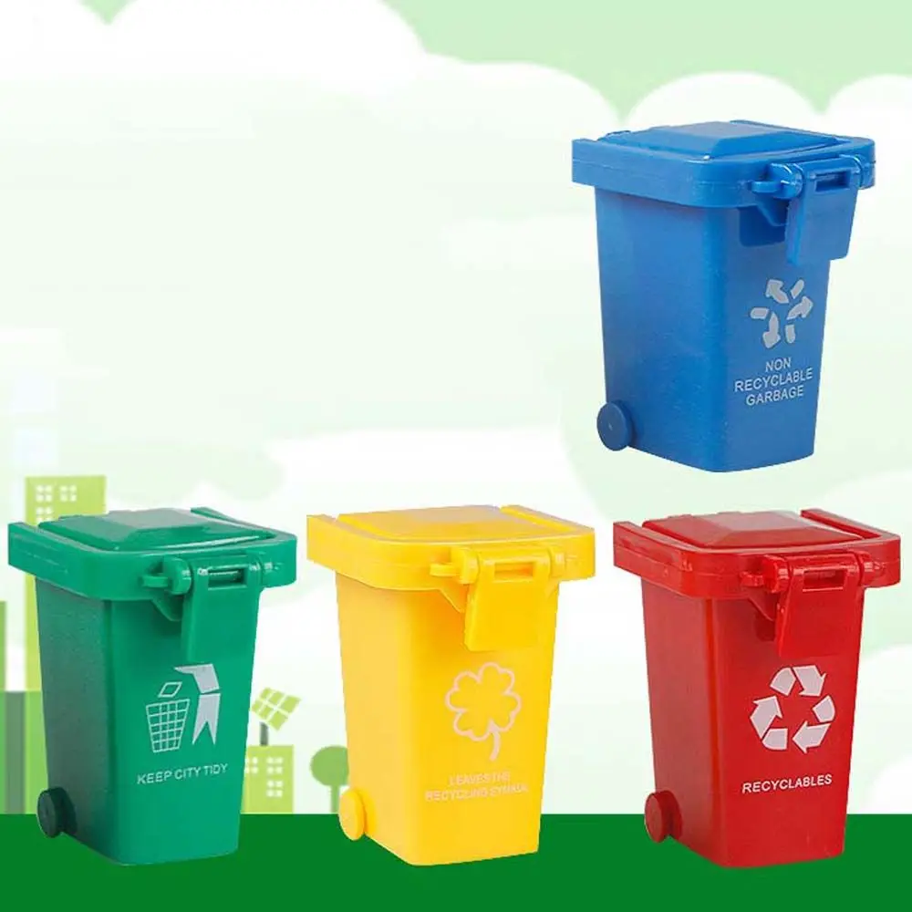 Decoración para casa de muñecas, camión de basura, cubo de basura de simulación, muebles de simulación, cubo de basura para casa de muñecas de juguete, casa de muñecas en miniatura