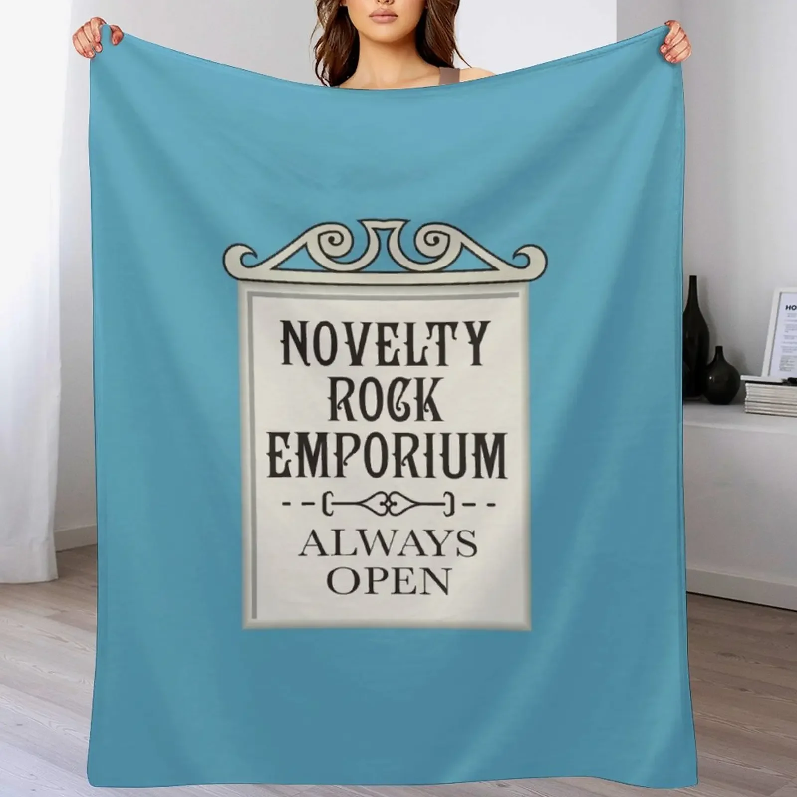 Novelty Rock Emporium Throw Blanket Machine Washable Soft Warm Blanket