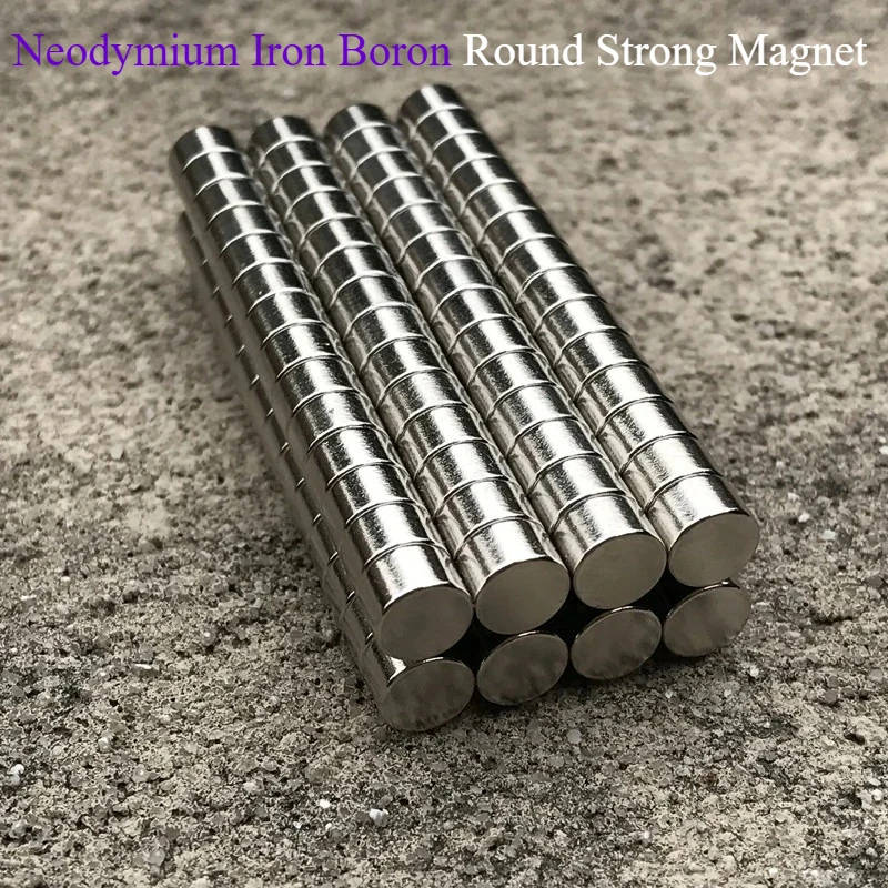 

100pcs/lot circular strong magent with a diameter of 3-6mm, suitable for refrigerators, offices, and handheld devices