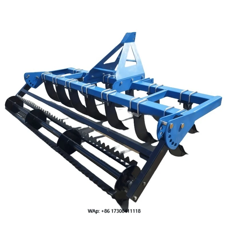 High Performance Agricultural Tractor Deep Subsoiler Ripper With Crushing Roller