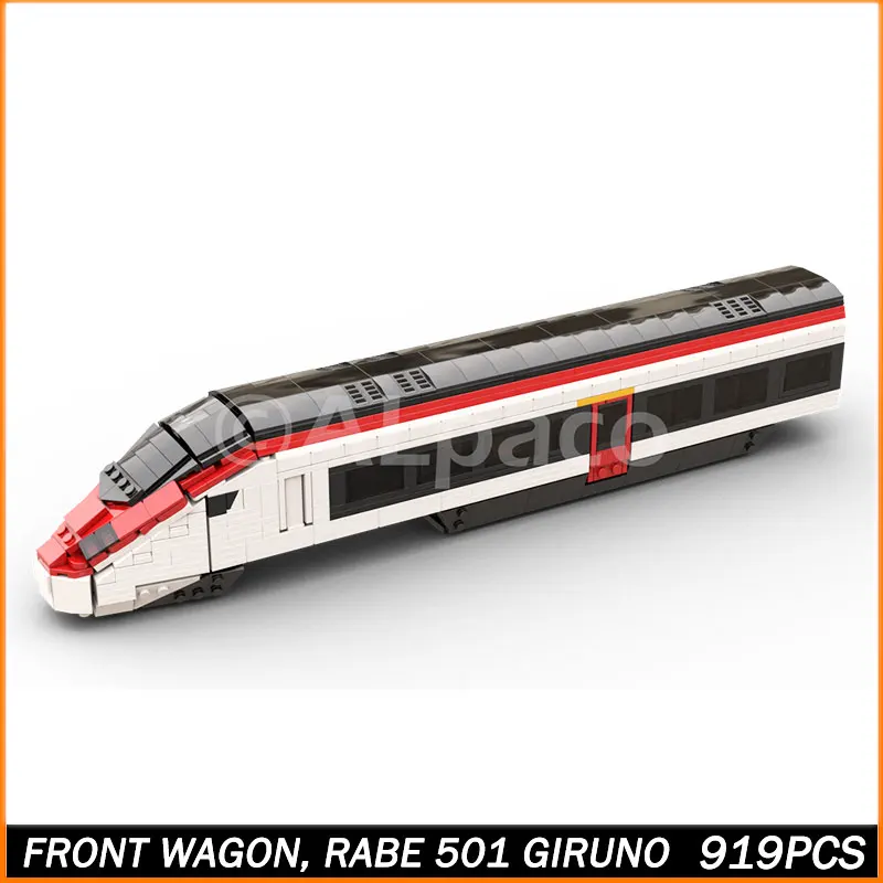 

Train Series Swiss Diesel Front Wagon, RABe 501 Giruno White Cargo Building Blocks Assemble Bricks, Puzzle Toys Xmas Gift 919PCS