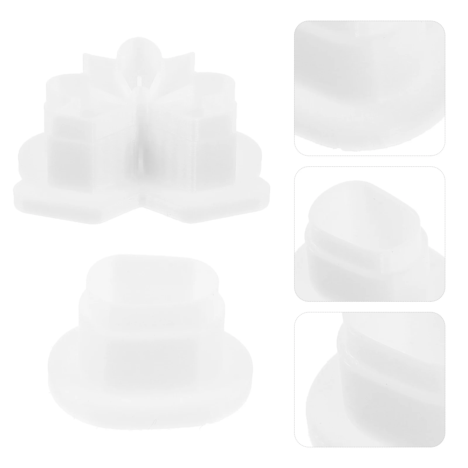 

2pcs Vintage Earring Mold Unique Shaped Cutting Tool For Diy Jewelry Making Polymer Pendant Kit Durable Silicone Craft Die