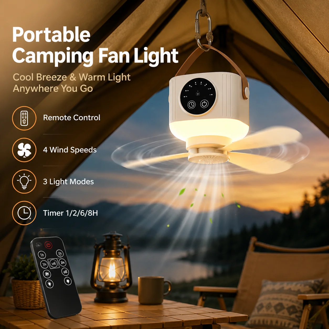 Çok fonksiyonlu Taşınabilir Şa - Outdoor Camping Misting Fan incelemesi ve fiyatı
