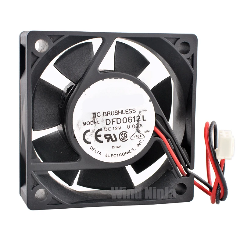 

DFD0612L 6cm 60mm fan 60x60x20mm DC12V 0.09A Dual ball bearing cooling fan for chassis power supply