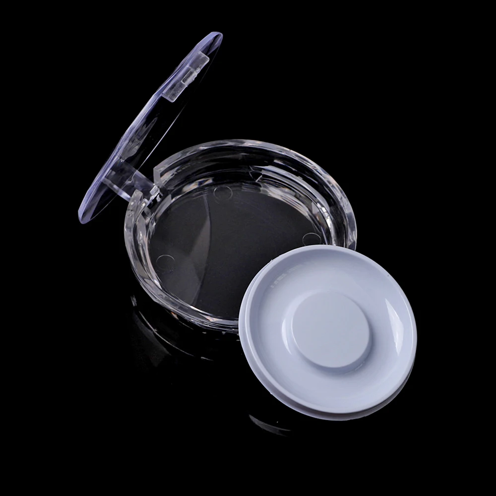 Custodia rotonda per ciglia finte Contenitore per trucco Organizzatore Scatola vuota per imballaggio ciglia Scatola magnetica professionale per ciglia da donna