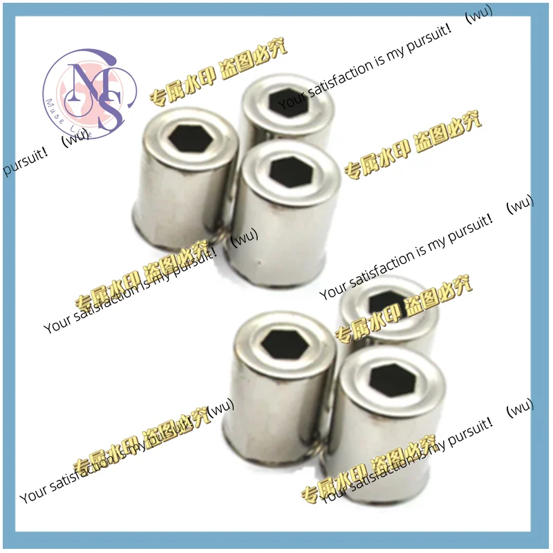 6 pieces Stainless steel hexagonal Hole Magnetron Cap for Galanz Witol 2m219J 319K 319J Microwave Oven Magnetron Parts