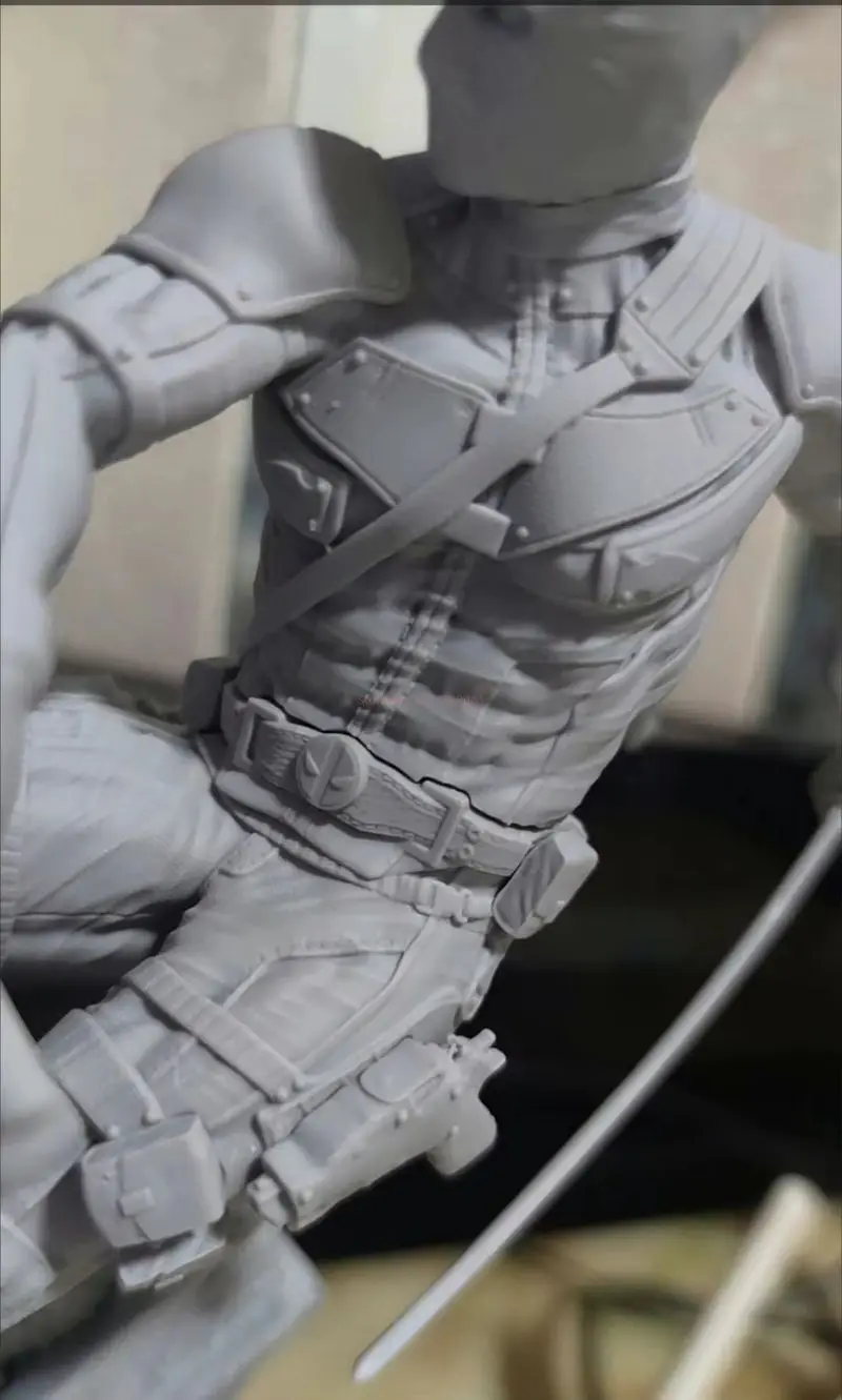 2024 New Movie Deadpool and Wolverine Handheld White Model 1/8 Scale 3D12K High Precision Printing Coating Enthusiast toys Model