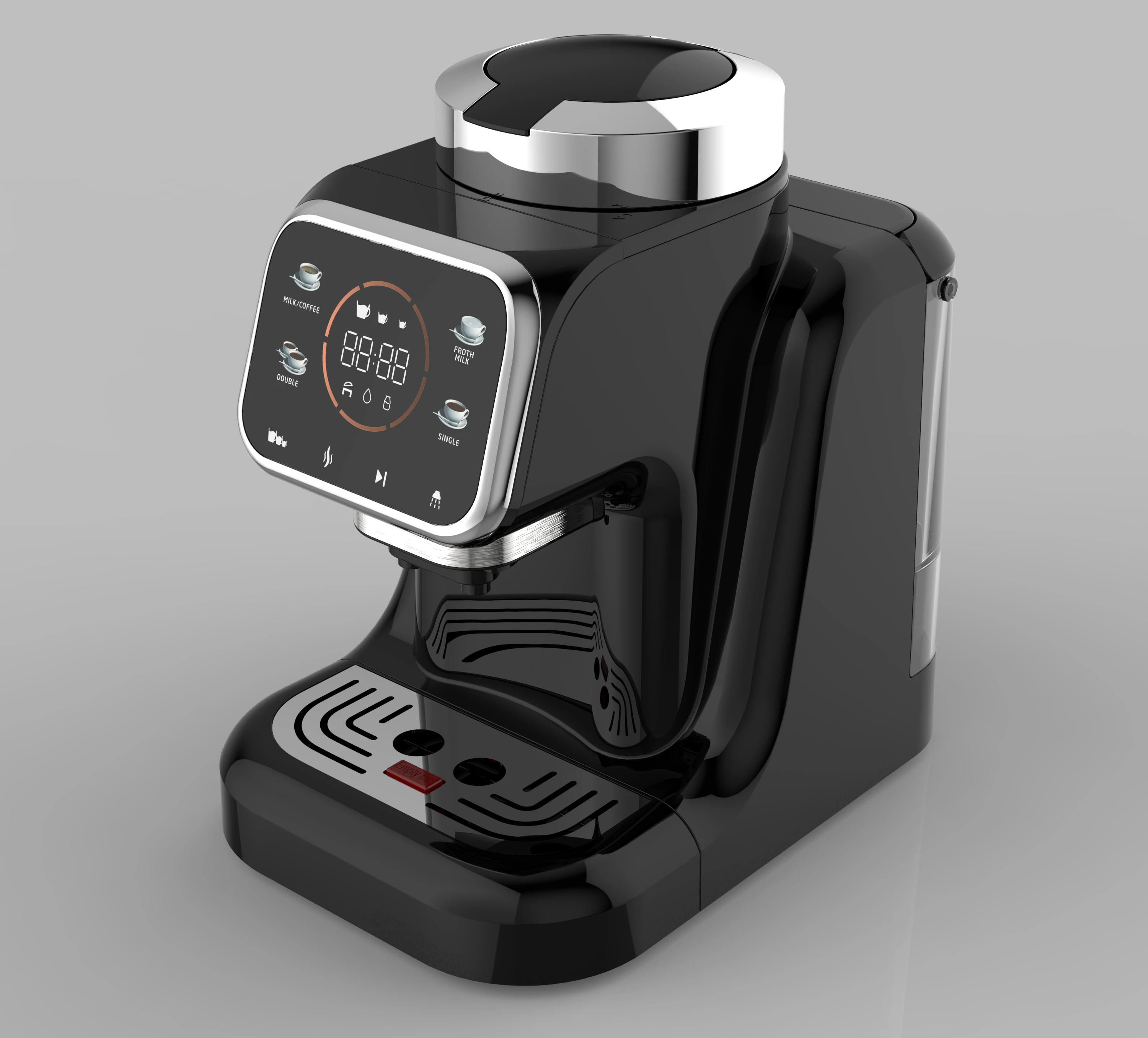 High Quality Automatic Espresso & Turkish Coffee Maker Smart Premium Household Machine Plastic Housing Electric Power Source