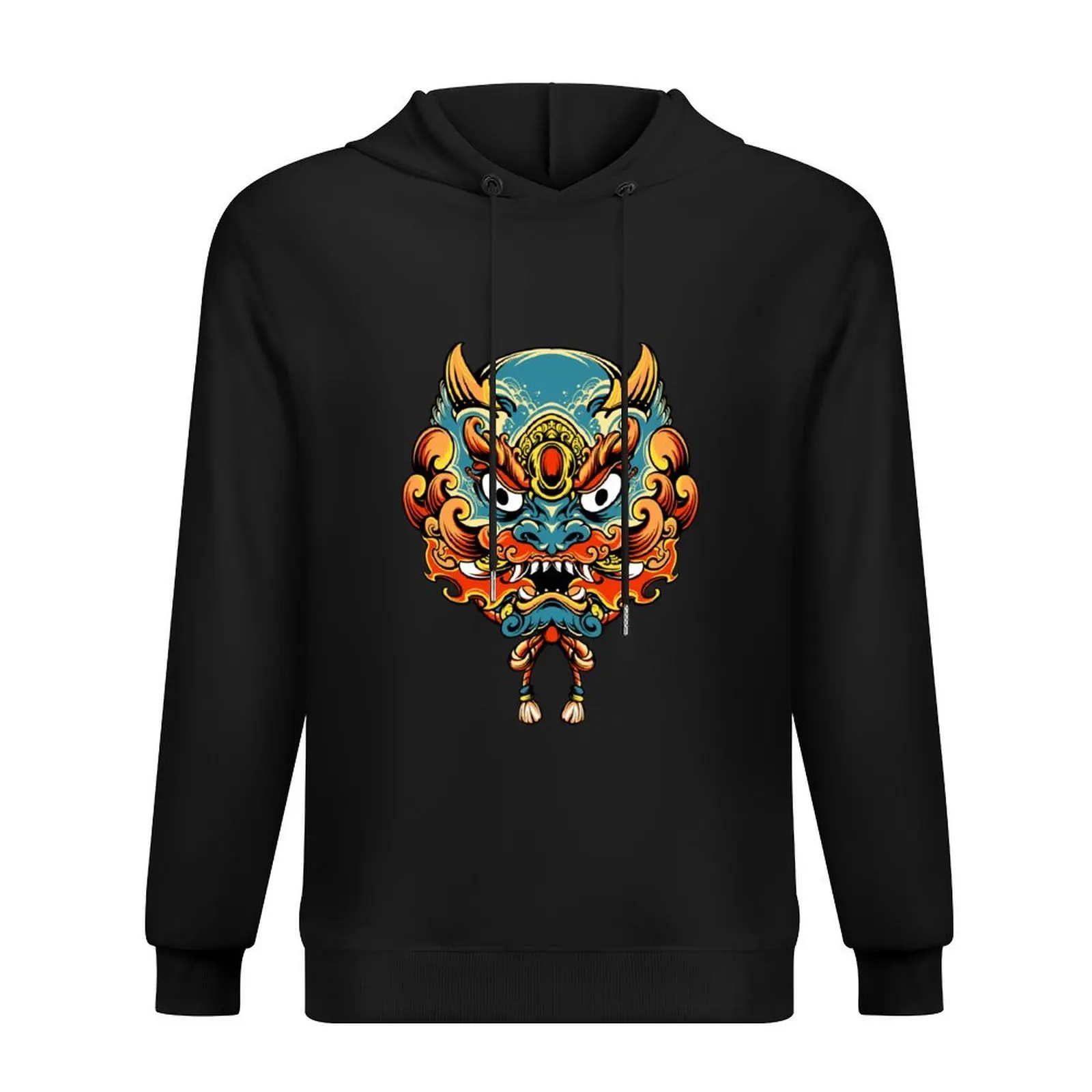 

Foo Dog Hoodie men's clothes anime clothes japanese style men wear new in hoodies & sweat-shirt