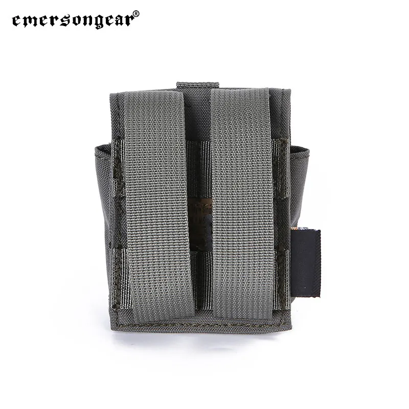 Emersongear Tactical Single Frag Modular Grenade Pouch 09-LBT Style Function Bag Molle Pocket Milsim Sports Combat Outdoor Nylon