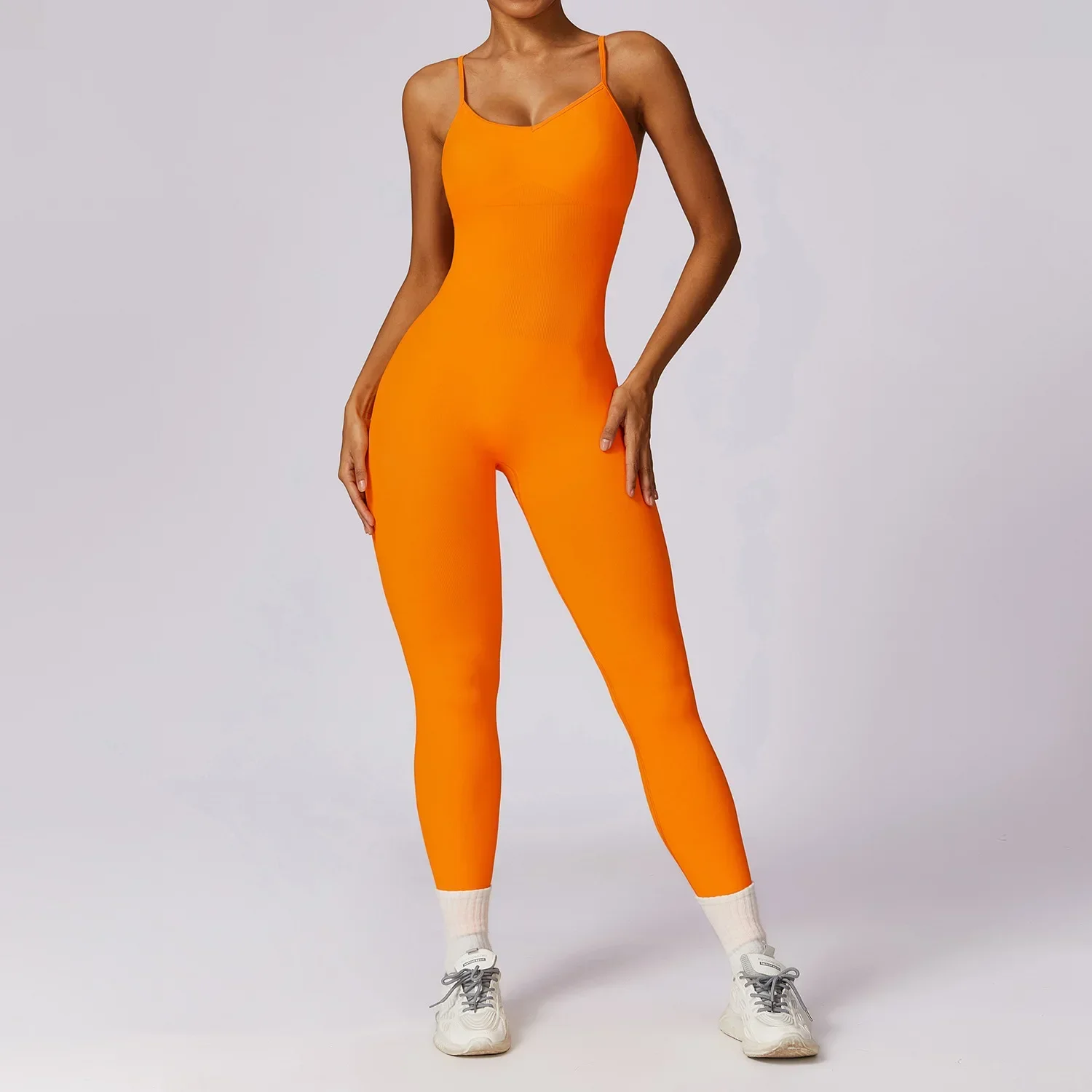 Mulheres sem costas bodysuit sem costura scrunch macacão ginásio de fitness yoga esporte salto terno feminino treino runing bodysuit activewear