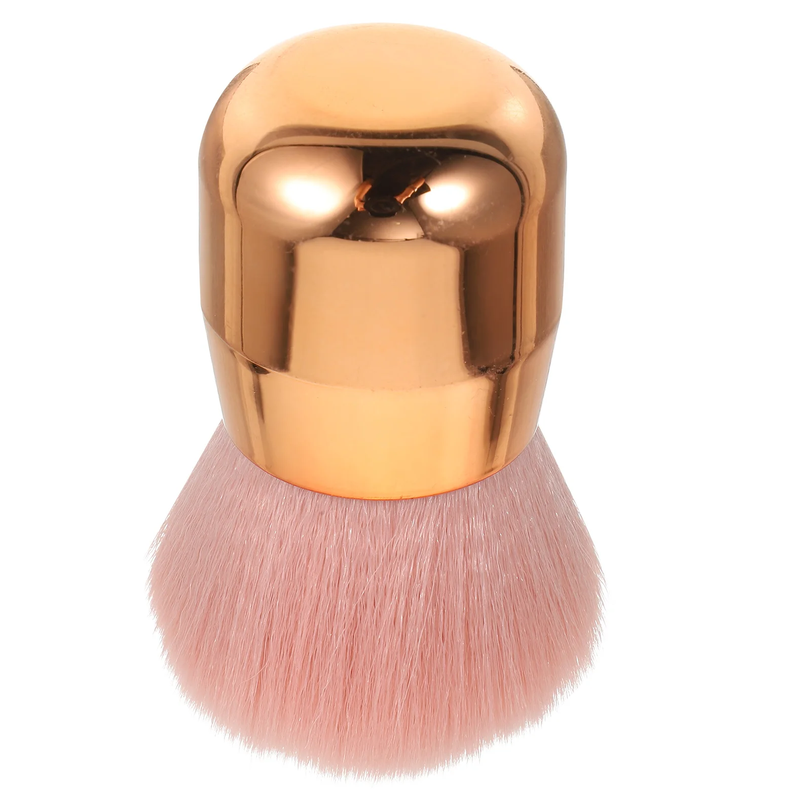 1 قطعة فرشاة ماكياج رئيس الفطر مقبض قصير مسحوق أحمر الخدود فرشاة المهنية شعيرات الألياف سهلة قبضة الجمال أداة #6