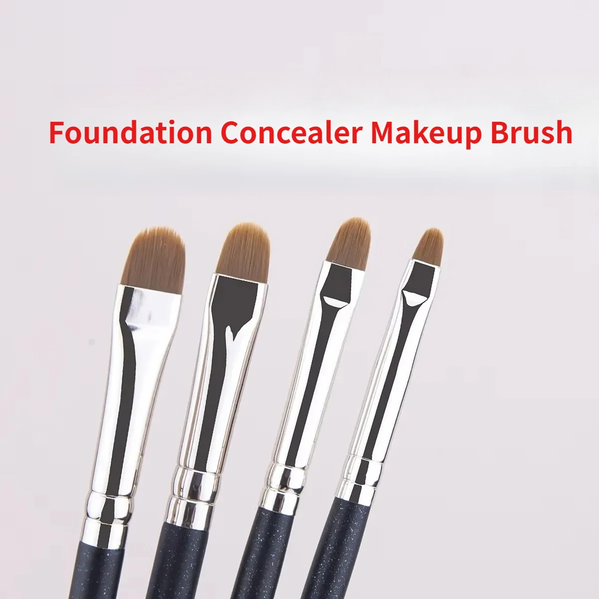 Make Up Tools Ultra Thin Foundation Brush Soft Smooth Flat Contour Brush Multifunction Bevel Design Concealer Makeup Brushes