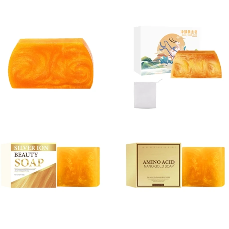 صابون تبييض مصنوع يدويًا للعناية بالبشرة، تنظيف عميق، ترطيب، تنظيف عميق 918D