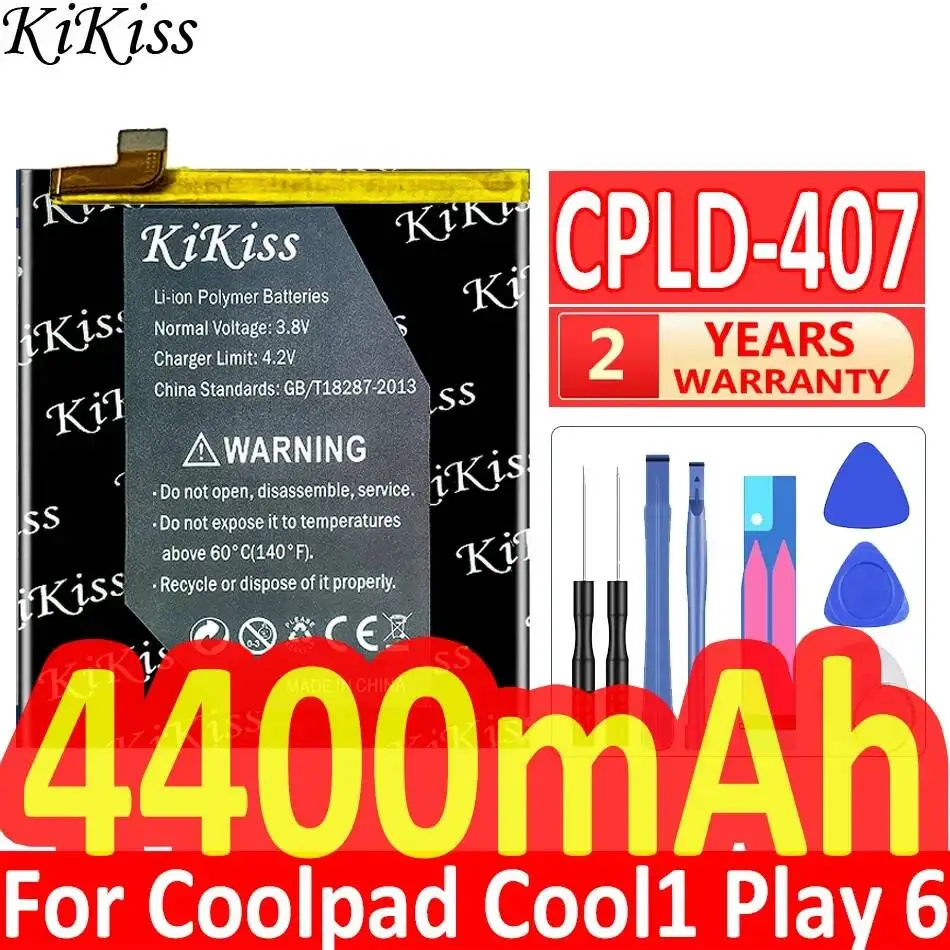

Долговечная батарея для мобильного телефона Coolpad Cool 1 Play 6 Cor-I0 Vcr-A0 Cpld-407 4400 мАч, безопасная