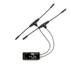 Frsky r9sx強化されたr9スリムアクセスロング範囲レシーバー868mhz/915mhz 6 pwm/16 sbus (ch16 rssi) for r9m lite pro/r9m 2019