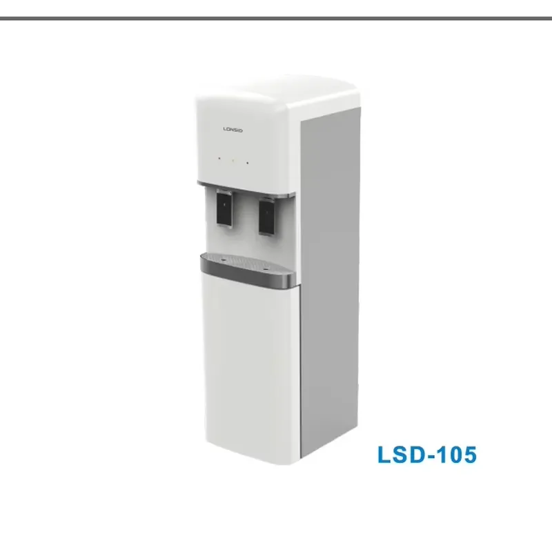 Three Taps Water Dispenser Electric Hot and Cold Water Dispenser Desktop Plastic Housing Plastic Water Pipe Machine 900 220