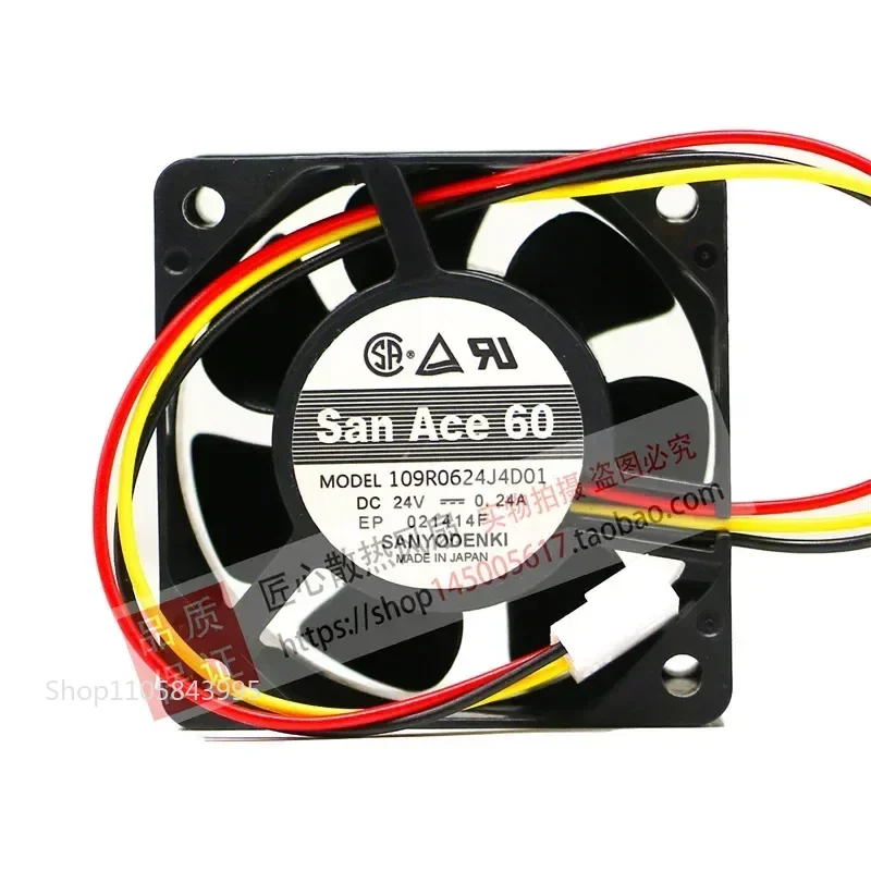 for 109R0624J4D01 New Original Sanyo 24V 0.24A Placement Machine Host Box Inverter Fan