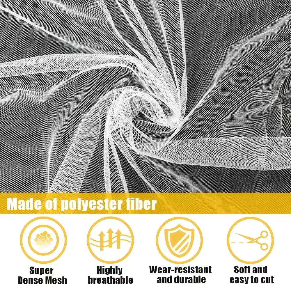 10/5m Wedding Decoration Tulle Roll Sheer Tulle Fabric For Birthday Party Backdrop Wedding Chair Sashes Decor Yarn view 6