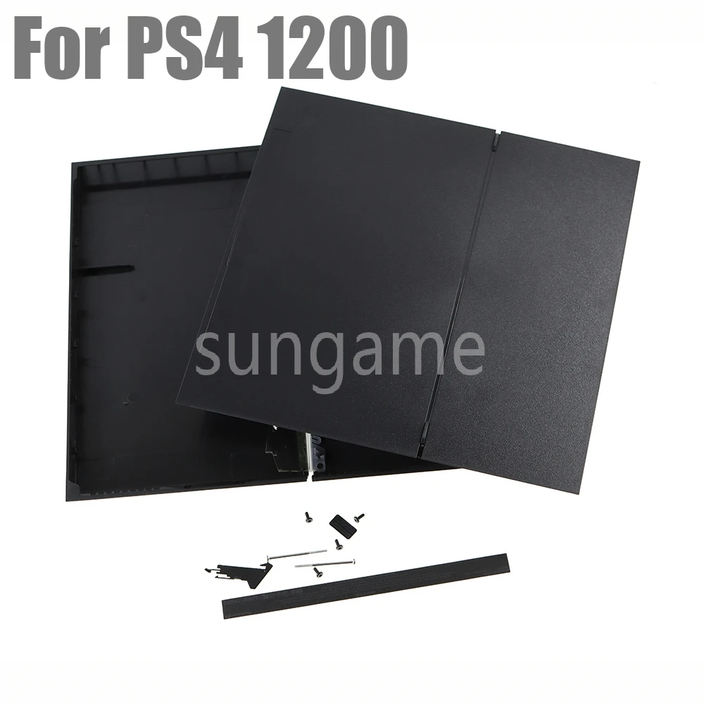 

1 комплект консоли с полным корпусом черного цвета для PS4 1200 с логотипом