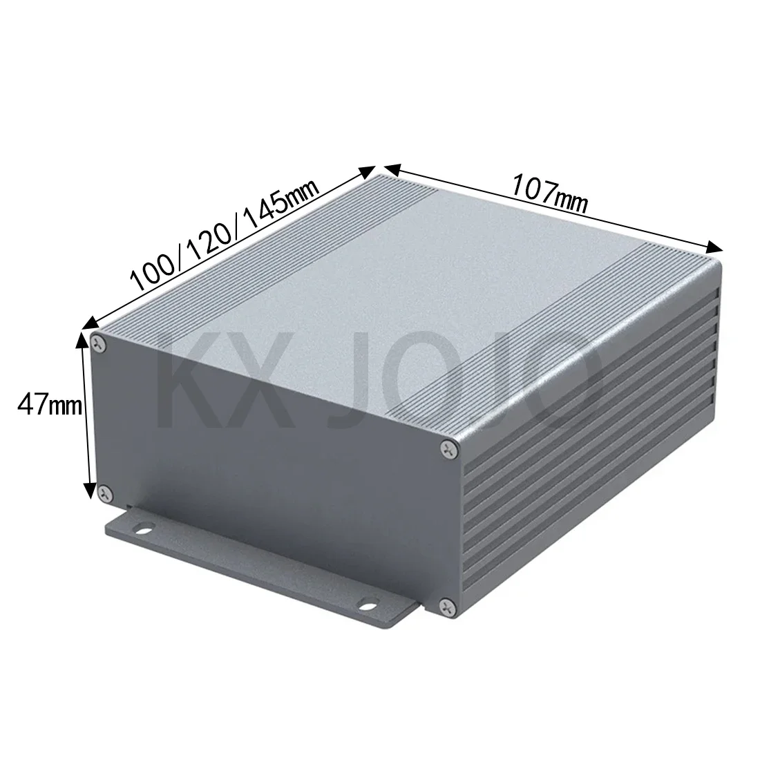 Aluminum Enclosure 107*47*100/120/145mm Split Case Silver/Grey/Black Waterproof Box PCB DIY Instrument Electronic Project