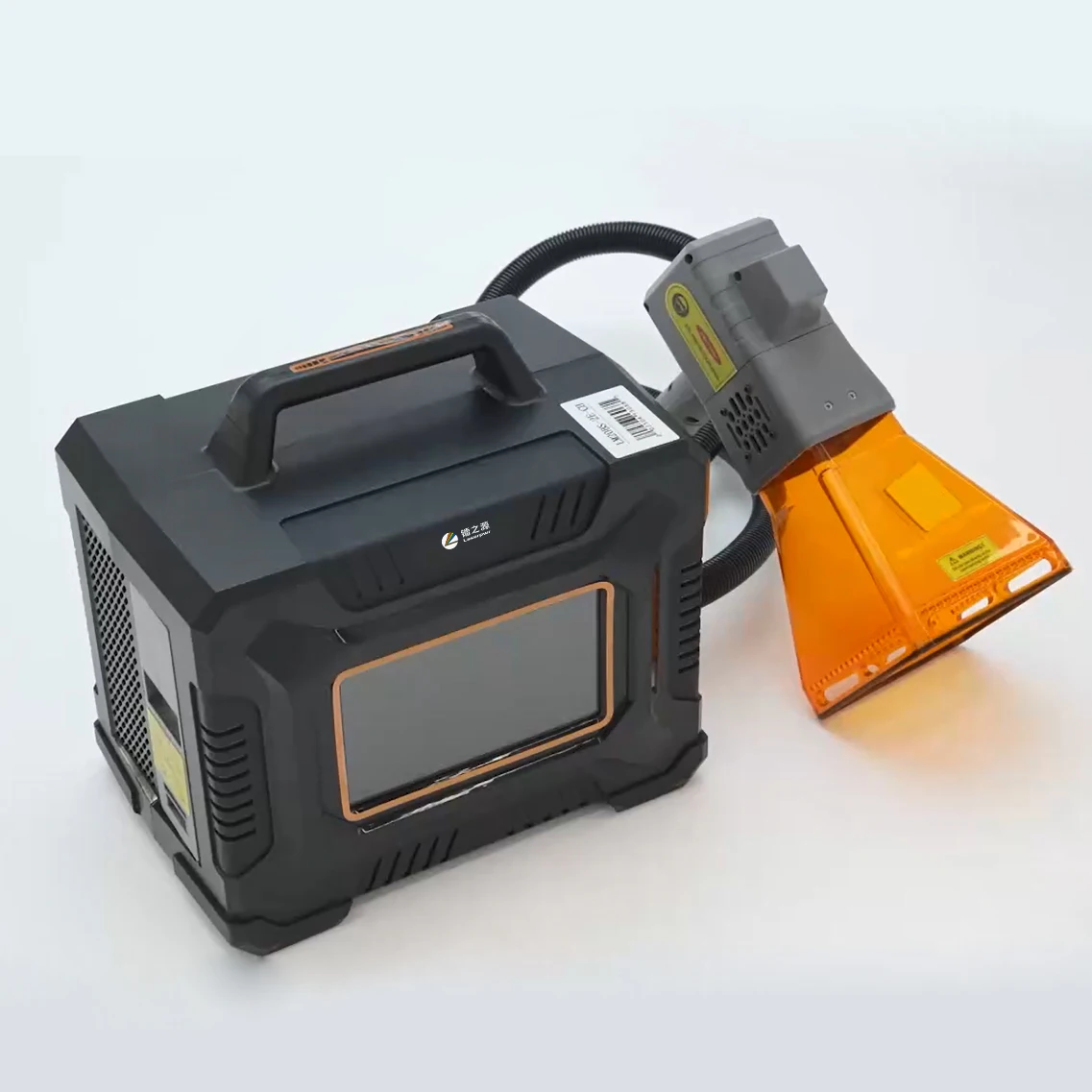 Portable Handheld Mini Laser Printer Marking Machine for Rubber Tire Metal Plastic Fiber Laser 8 Inch Touch Controller 1064 Nm