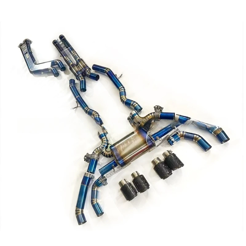 

For BMW X3M X4M Competition F97/F98 3.0T 2019-2023 Titanium exhaust system with valve