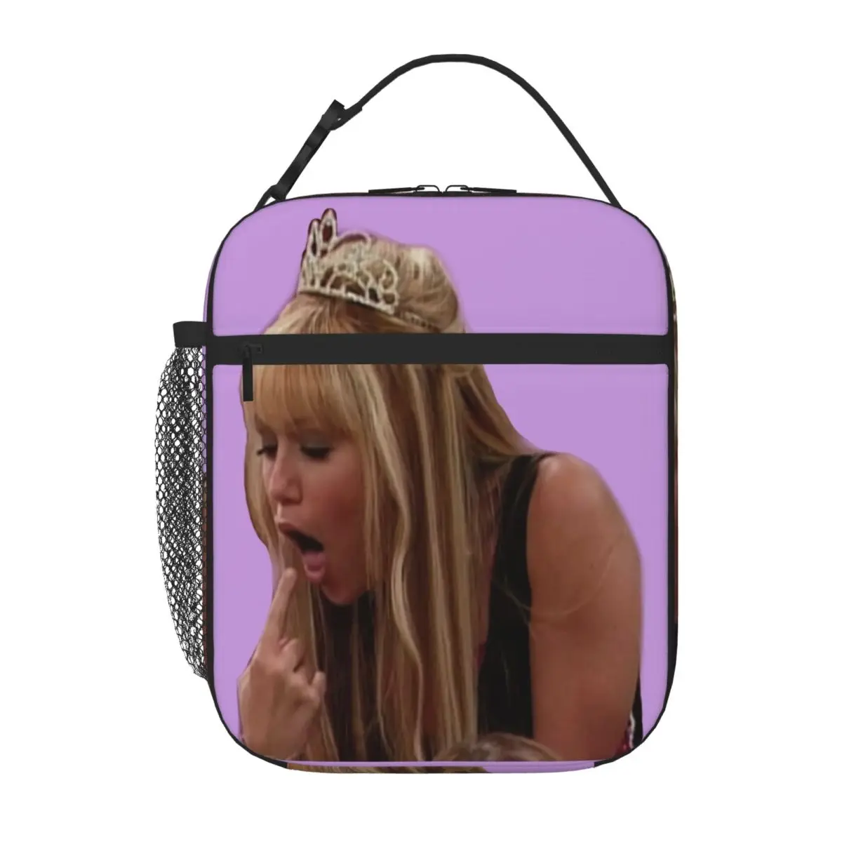 Hot Sale Funny Hannah Montana Sticker Geometric Cooler Lunch Bag Seaside Lunch Lunch Tote