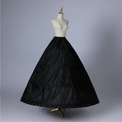 4 Hoop Skirt for Women Ball Gown Petticoat Crinoline Wedding Underskirt Half Slips Bridal Bride
