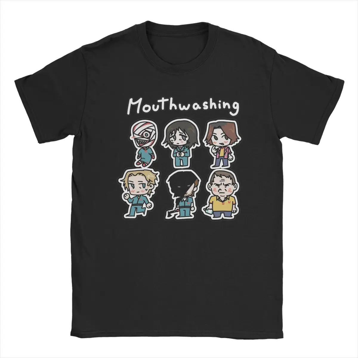 

Mouthwashing Indie Game T Shirts Men 100% Cotton Vintage T-Shirt Crew Neck Tee Shirt Short Sleeve Clothes Adult