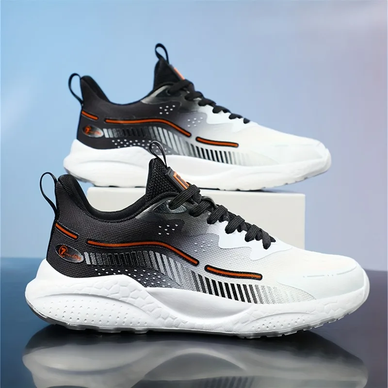 

Летняя разноцветная спортивная обувь, мужские модные кроссовки на шнуровке, уличные легкие сетчатые дышащие кроссовки