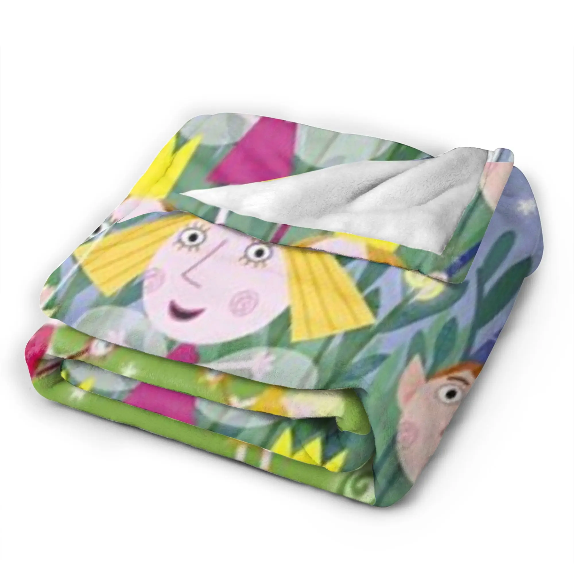 بطانيات أنيقة من Ben and Holly's Kingdom ben y holly فائقة النعومة من الصوف المرجاني القطيفة المريحة القابلة للغسل في الغسالة #4