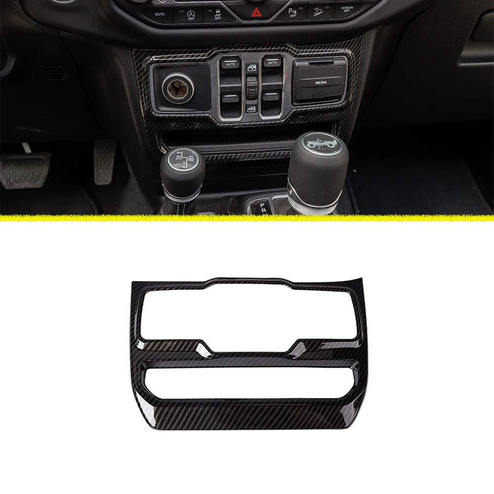 Window Switch Button Panel Decoration Trim Cover 2018-2023 for Wrangler JL Gladiator JT Unlimited 2/4-Door Car Accessories