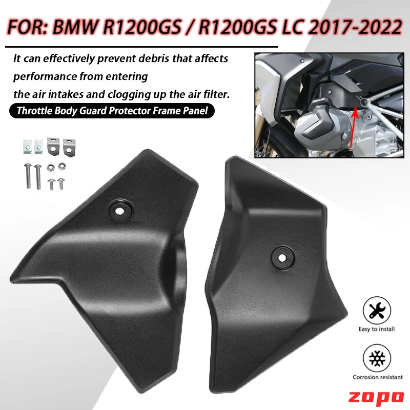 

R1250GS Throttle Body Guard Protector Frame Panel For BMW R1200GS LC R 1250GS 17 18 19 2020 2021 2022 R1200 GS Accessories Motor