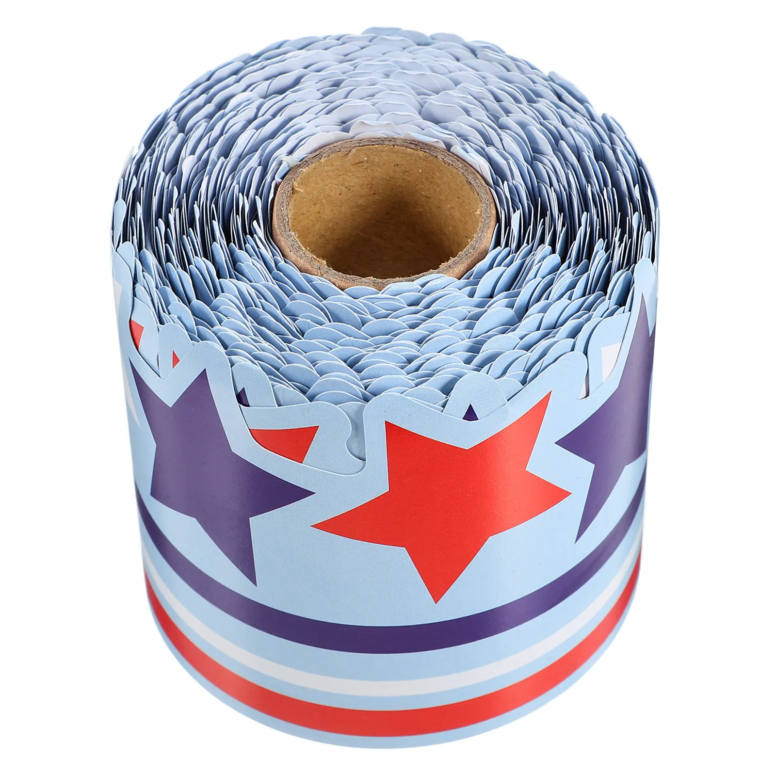 

Star Border Sticker Roll Independence Day Theme Decorative Removable Bulletin Board Border Paper for Schools Offices Homes