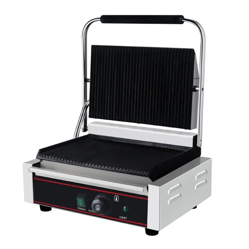 Commercial Non-stick Sandwich Grill Electric Smokeless Contact Grill Grill Sandwich Manufacturer